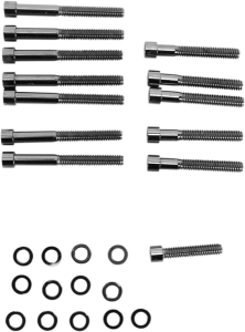 Socket-head Bolt Set Black Chrome, 2, nordicamoto.ro