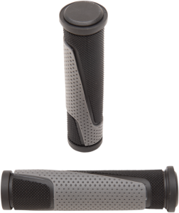 807 Double Density Open End Grips Black, Gray, 1, nordicamoto.ro