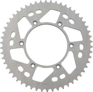 MOOSE RACING Rear Aluminum Sprocket Silver 
