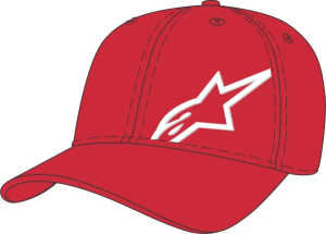 Corp Shift Multi Curved Bill Hat Red 