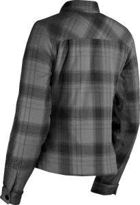 Womens Fallblock Flannel Jacket Black, Gray  S, 4, nordicamoto.ro