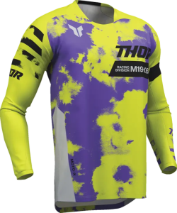 Youth Launchmode Bleach Jersey Purple, Yellow 