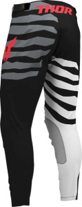Pantaloni Launchmode Shredder negru-alb, 3, nordicamoto.ro