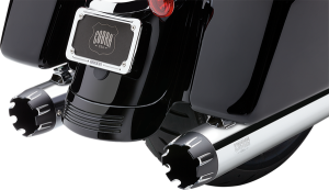 Neighbor Hater Dual Cut Slip-on Mufflers Chrome, 2, nordicamoto.ro