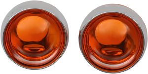 Deep-dish Bezels W/ Lens Chrome, 2, nordicamoto.ro