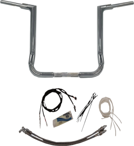 1-1/2(r) Ez Install Flat Top Handlebar Kit Black, 3, nordicamoto.ro