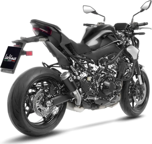 Tobă de eșapament LeoVince LV-10 Black Edition Slip-On pentru Kawasaki Z900, 5, nordicamoto.ro