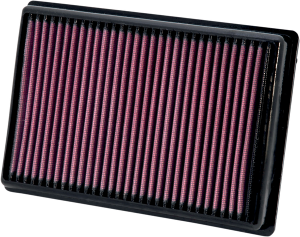 High-flow Air Filter Black, Red