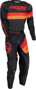 MOOSE RACING Sahara Pants Black, Orange, Red 