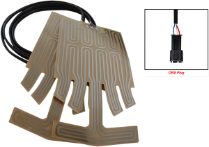 High Power Grip Heater Element Kit With Oem Connector Black, 1, nordicamoto.ro