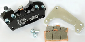 Set etrier față Supermoto, negru, 1, nordicamoto.ro