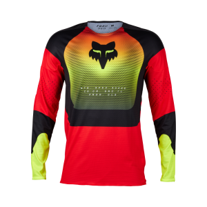 Tricou Moto Fox 360 Revise Rosu/Galben