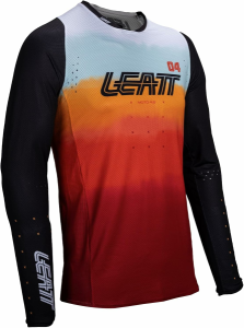 Tricou Leatt 4.5 Lite Glamis Black/Orange/Blue