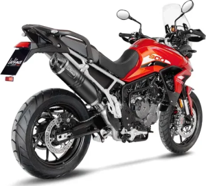 Tobă de eșapament LeoVince LV One Evo Black Edition Slip-On pentru Triumph Tiger 850 Sport / Tiger 900 GT / Rally / Pro (2020-2025), 5, nordicamoto.ro