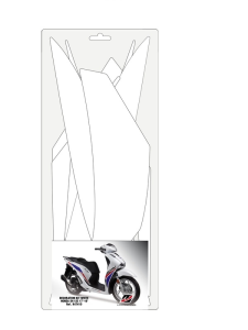 Scooter Decals Blue, Red, 1, nordicamoto.ro