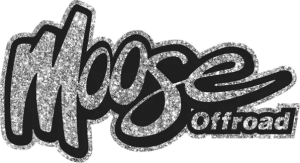 MOOSE RACING Moose Decal Black, Silver 