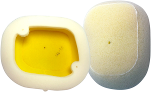 Foam Air Filter Yellow, 1, nordicamoto.ro