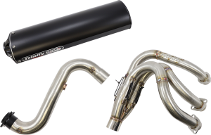 Stage 5 Dual Exhaust System Black, Brushed, Cerakote®, 2, nordicamoto.ro