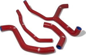 Radiator Hose Kit Silicone Red Red 