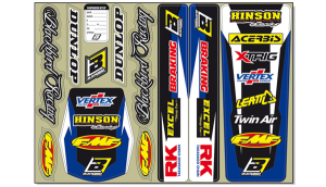 Decal Logo Kit Blue, 1, nordicamoto.ro