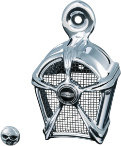 Mach 2 Horn Cover Black, Chrome