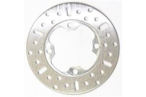 Round D-series Fixed Offroad Brake Rotor Gold, Polished Steel, Stainless Steel, Zinc