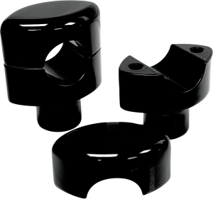 Hefty Handlebar Riser For 1-1/4(r) Handlebars Black