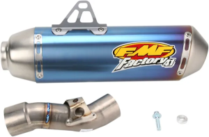 Factory 4.1 Slip-on Muffler Anodized Blue, 2, nordicamoto.ro