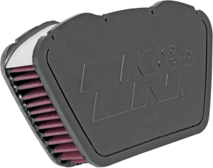 High Flow Air Filter Black, Red