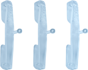 Powerbomb/powercore Goggle Tear-off Strap Pins Clear, 1, nordicamoto.ro