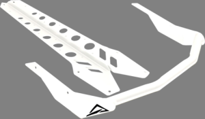 Skinz Rear Bumper White Ski Doo 850 Rev 146, 1, nordicamoto.ro