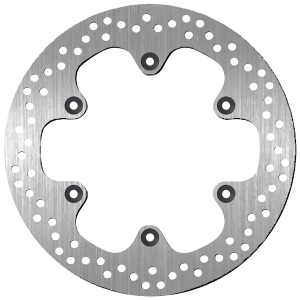 Brake Rotor Round Silver