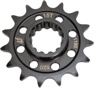 Lightweight Steel Sprocket Black, Zinc, 1, nordicamoto.ro