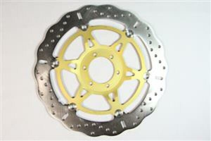 Contour X Series Brake Rotor Gold, Silver, Stainless Steel, 3, nordicamoto.ro