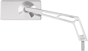 Billet Aluminum Mirrors With Clear Glass Silver, 1, nordicamoto.ro