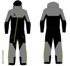 Combinezon Snowmobil Copii AMOQ Black/Grey/HiVis, nordicamoto.ro