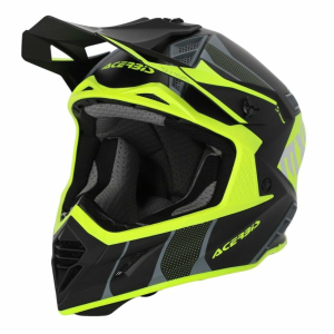 Casca Acerbis X-Track 22.06 Black/Yellow Fluo