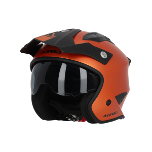 Casca Jet Acerbis Aria Metallic Portocaliu