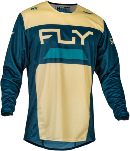 Tricou MX Fly Kinetic 538-Reload Ivory/Navy/Cobalt