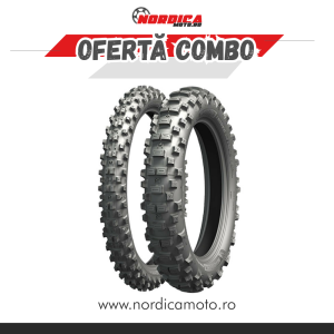 Pachet anvelopa spate Michelin 140/80-18 Enduro Xtreme + anvelopa fata Michelin Enduro Medium 90/100-21