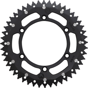 MOOSE RACING Pinion dublu negru, 2, nordicamoto.ro