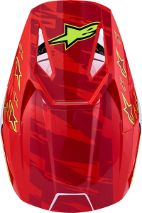 Casca Copii Alpinestars SM3 Falcon Rosu/Alb/Albastru S, 4, nordicamoto.ro