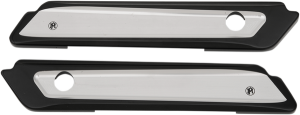 Saddlebag Hinge Covers Silver