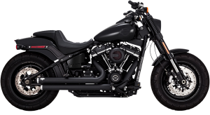Big Shots Staggered 2-into-2 Exhaust System Black, 3, nordicamoto.ro