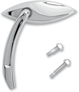 3-d Cat Eye Mirror Polished Chrome