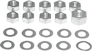 Transmission Kicker Cover Nut Kit Silver
