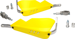 Jet Handguards For Straight Handlebar Yellow