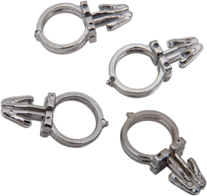 Handlebar Wiring Clips Chrome