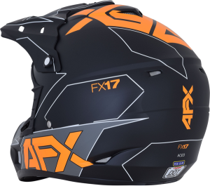 Helmet Fx17 M-blk/org Sm Orange S, 3, nordicamoto.ro