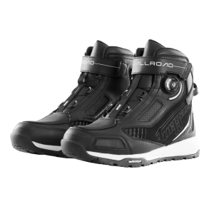 Ghete Moto Furygan Allroad D3O Negru/Alb 37, 5, nordicamoto.ro